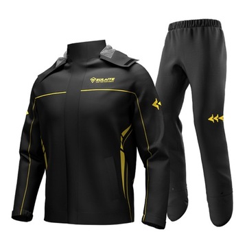 KOMBINEZON PRZECIWDESZCZOWY MOTOCYKLOWY Czarny SLT0903, czarny, XL
