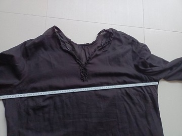 Dorothy Perkins bluzka czarna mgielka bawelna 48/50