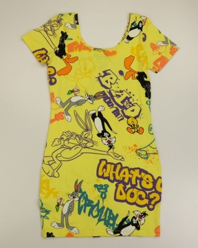 Looney Tunes Zwariowane Melodie Sukienka Tunika S