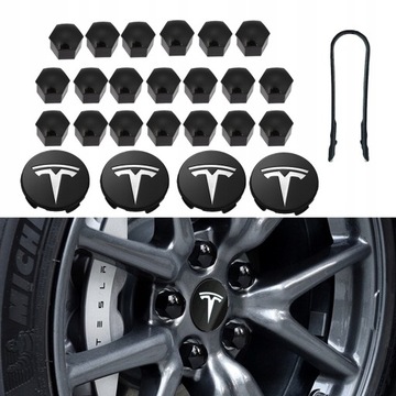 Tesla Model 3/S/X/Y Dekielek felgę Zestaw nakrętek