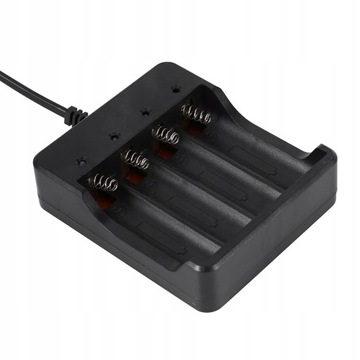 ŁADOWARKA UNIWERSALNA DO OGNIW AKUMULATORÓW 4x18650 LED BATERIA WSKAŹNIK