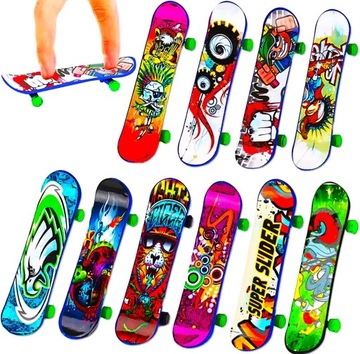 10X DESKOROLKA Prezent Mini Deskorolka FINGERBOARD Prezent pod Choinkę
