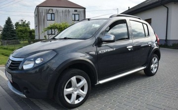 Dacia Sandero I Hatchback 5d 1.6 MPI 87KM 2010 Dacia Sandero Stepway 1.6B Klima 2 Kpl Kol Hak Sprowadzony Oplacony, zdjęcie 3