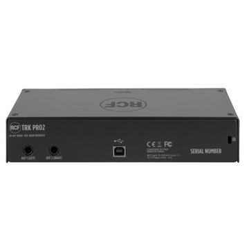 RCF TRK PRO2 Interfejs audio USB 2.0, 24bit/192k