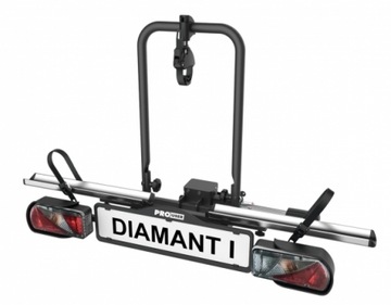 BAGAŻNIK ROWEROWY NA HAK 1 ROWER DIAMANT I ALU