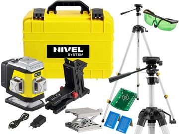 Laser krzyżowy 3x360 Nivel System CL3B statyw