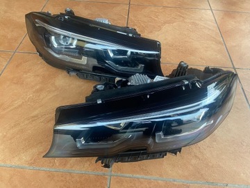 BMW G20 G21 Lampa Reflektor Adaptive LED GOŁE Lewa Prawa Shadow Ciemne