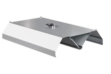Okap Centralny skrzyniowy 200x120x40 Filtry