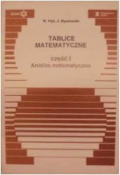 Tablice matematyczne Cz 1 Analiza matematyczna -