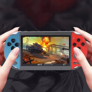 KONSOLA PRZENOŚNA DO GIER 1000 GIER RETRO 8GB MENU PL TV