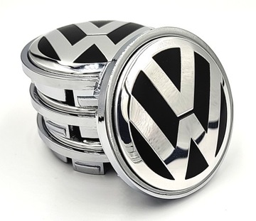 VOLKSWAGEN DEKIELKI na felgi zaślepki felg KAPSLE kołpaczki VW 57mm 4 szt.
