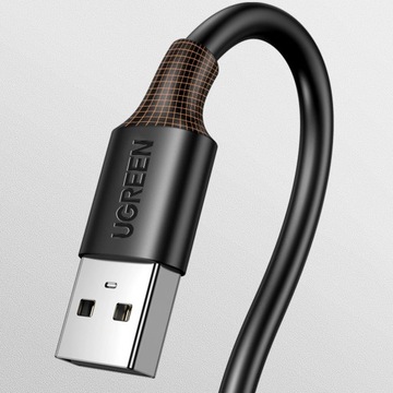 Кабель Ugreen USB - USB 2.0 480Мб/с 3м черный (US102)