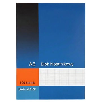 Blok Notatnikowy A5 100 kartek - krata