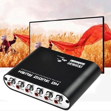 TOSLINK SPDIF 5.1 АНАЛОГОВЫЙ AC3/DTS ОПТИЧЕСКИЙ декодер
