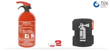 Автомобильный огнетушитель + держатель на липучке UG2 REFLECTIVE
