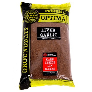 PROFESS Optima bait 1кг ПЕЧЕНЬ ЧЕСНОК