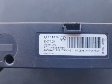 MERCEDES W639 OHŘÍVAČ RADIÁTORU A6394461229 F_V