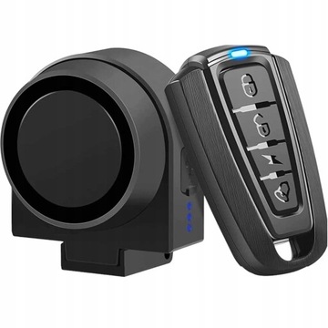 ALARM ROWEROWY ANTYKRADZIEŻOWY 2w1 ZABEZPIECZENIE Pilot + Tylna LAMPKA LED