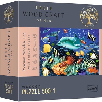 Puzzle drewniane 500+1 - Morskie życie 20153
