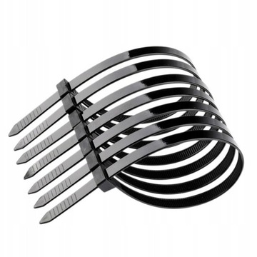 Кабельные стяжки 3,6х300мм черные 100 шт.