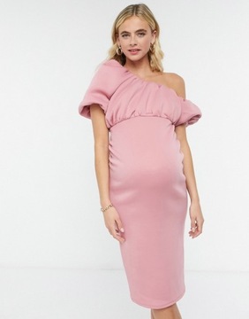 DESIGN MATERNITY SUKIENKA MIDI NA JEDNO RAMIĘ XL