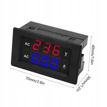 Вольтметр переменного тока Амперметр переменного тока Двойной измеритель