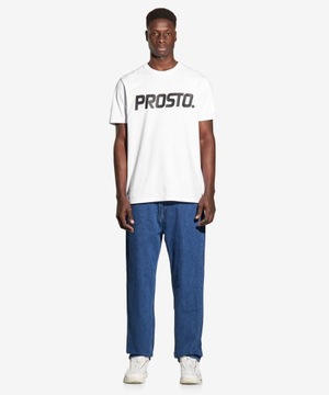 Męska biała koszulka t-shirt PROSTO Biglog S