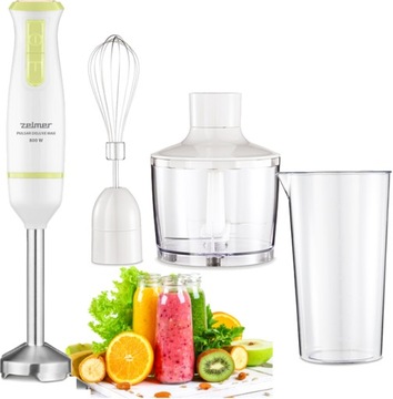 BLENDER ZESTAW MOCNY ZELMER ZHB4562L 800W Rozdrabniacz Ubijaczka Kubek