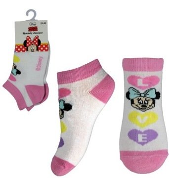 Skarpetki stópki dziecięce MYSZKA MINNIE 31-34