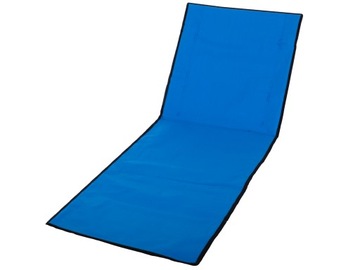 Пляжный коврик со спинкой, складной шезлонг, темно-синий