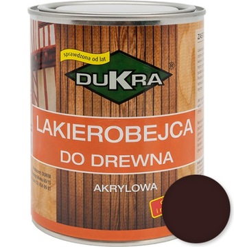 Lakierobejca do drewna Dukra 200ml WENGE