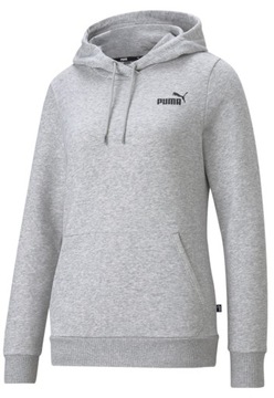 SPORTOWA BLUZA DAMSKA DRESOWA BAWEŁNIANA Z KAPTUREM PUMA ESSENTIALS - M