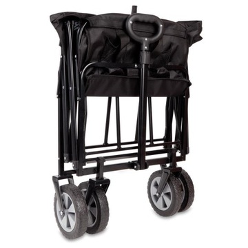 Складная туристическая садовая тележка для пляжей88x82x105резиновые колеса, металл