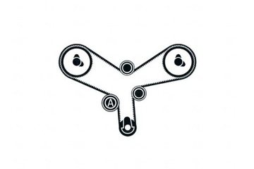 КОМПЛЕКТ РЕМНЯ ГРМ SKF 0816H0 0816K2