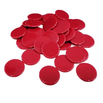 100 żetonów żetonowych Solid Color Casino