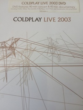 COLDPLAY , live 2003 , dvd