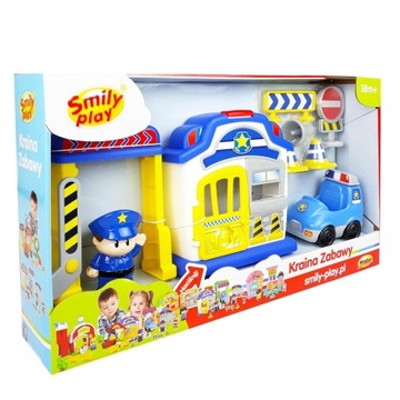 Pojazd policyjny posterunek policji Smily Play 1306