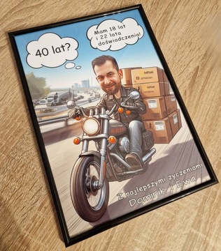 Шарж А4 по фотографии, прикольный подарок, распечатка и рамка БЕСПЛАТНО