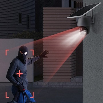 НАРУЖНАЯ СОЛНЕЧНАЯ ВРАЩАЮЩАЯСЯ IP WIFI 3MPX TUYA УМНАЯ СОЛНЕЧНАЯ КАМЕРА