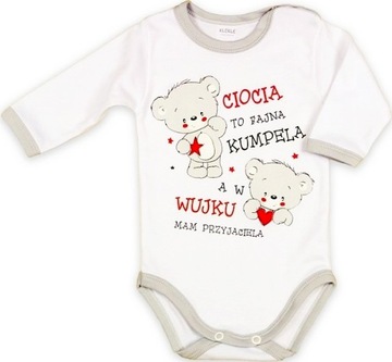 BODY Z NAPISAMI, CIOCIA WUJEK r 86 KLEKLE PROMOCJA