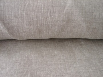 МАТЕРИАЛ 100% лён, бежевый меланж, 190 гр/м, ширина 2,20 м.