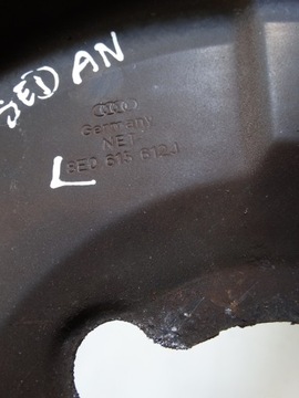 КРЫШКА ДИСКА ЗАДНЯЯ ПРАВАЯ AUDI A4 B6 SEDAN 8E0615612