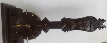 ZEGAR MODELOWY Z FIGURKĄ-SPRAWNY