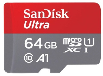 Karta SanDisk microSDXC Ultra 64GB A1 C10 UHS-I U1