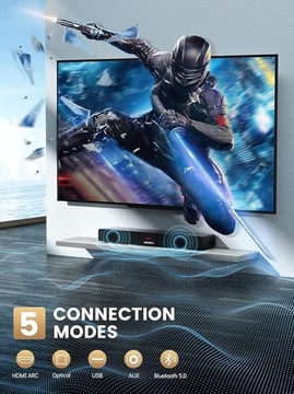 Саундбар Meredo 2.1 мощностью 150 Вт с сабвуфером