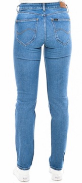 LEE spodnie SLIM straight blue jeans ELLY W28 L31