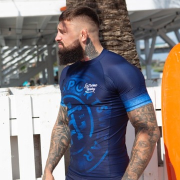 Rashguard Men Sports T -For The CrossFit Badge 3XL