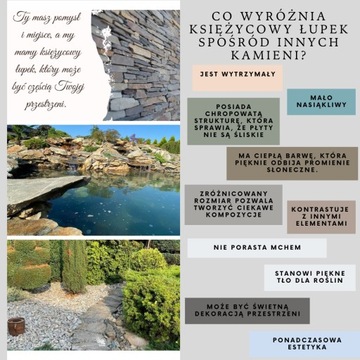 Kamień skalniakowy, łupek na skalniak, bryły, skalniak, kamień do ogrodu