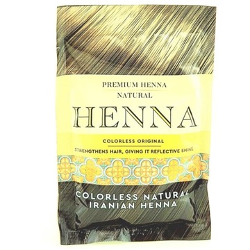 HENNA Irańska Bezbarwna do Włosów Wzmacniajaca 25g