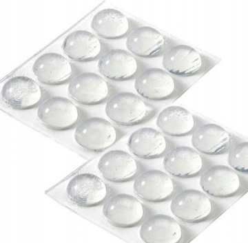 PODKŁADKI FILCOWE SAMOPRZYLEPNE POD MEBLE krzesło fotel ŚREDN. 2,6cm 15szt